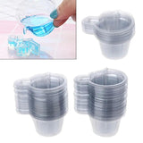 40ML Plastic Cups Dispenser Silicone Mold Kit for DIY Epoxy Resin Jewe