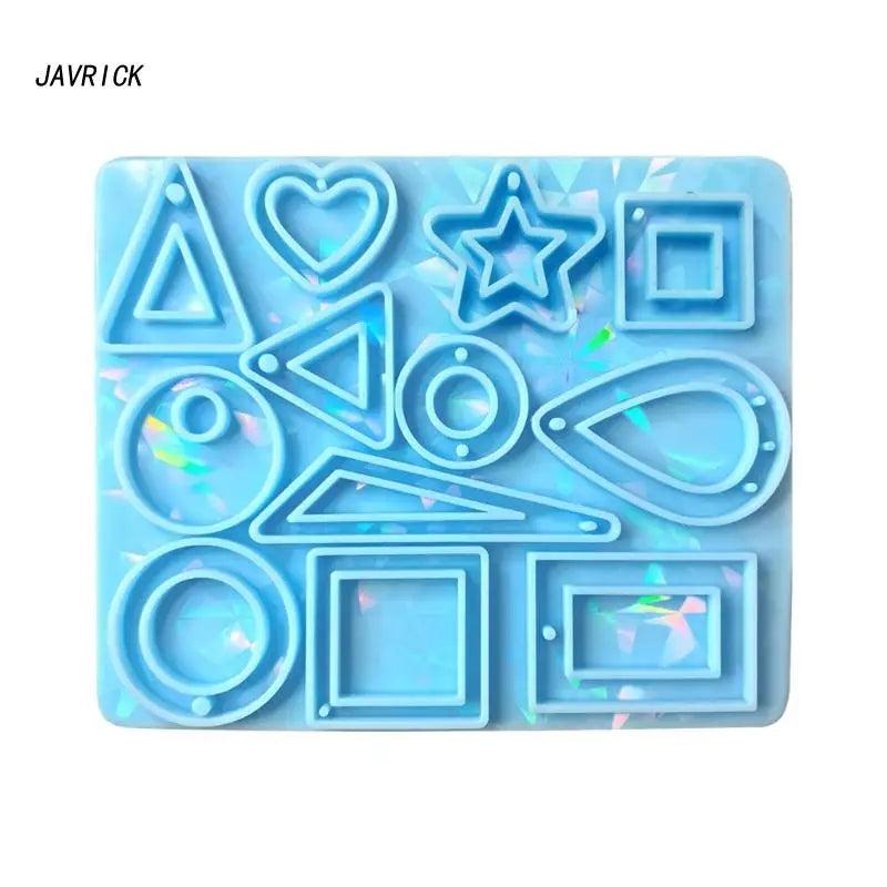 Earrings Silicone Mold Keychain Resin Mold Pendant DIY Jewelry Casting Mould