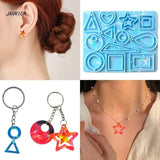 Earrings Silicone Mold Keychain Resin Mold Pendant DIY Jewelry Casting Mould