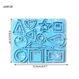 Earrings Silicone Mold Keychain Resin Mold Pendant DIY Jewelry Casting Mould