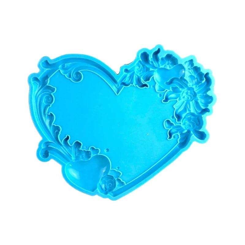 Heart Resin Photo Frame Mold, DIY Epoxy Picture Frame Mold, Crafts