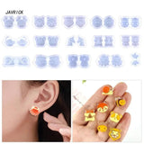 15 Pcs Resin Earring Pendant Casting Silicone Mold DIY Jewelry Craft Supplies