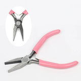 Pink Stainless Steel End Cutting Jewelry Pliers