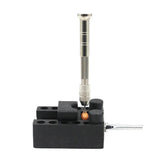Steel Hand Twist Drill Manual Punch Beads Hole Base Holder DIY Jewelry Tools