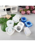 4 Shapes Minimalist Napkin Holders Resin Molds Kit