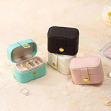Mini Portable Jewelry Organizer Box Earring Necklace Storage Case