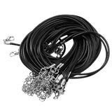 20 Pcs 20in Waxed Necklace Cord w/ Clasp Bulk Jewelry Making