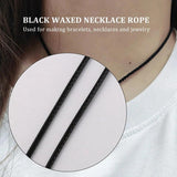 20 Pcs 20in Waxed Necklace Cord w/ Clasp Bulk Jewelry Making