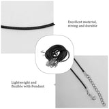 20 Pcs 20in Waxed Necklace Cord w/ Clasp Bulk Jewelry Making