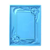 F19D Flower Square Photo Frame Silicone Mold for Epoxy Resin Home Decor