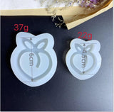 Epoxy Resin Mold Peach Shaker Mold Silicone Jewelry Tools