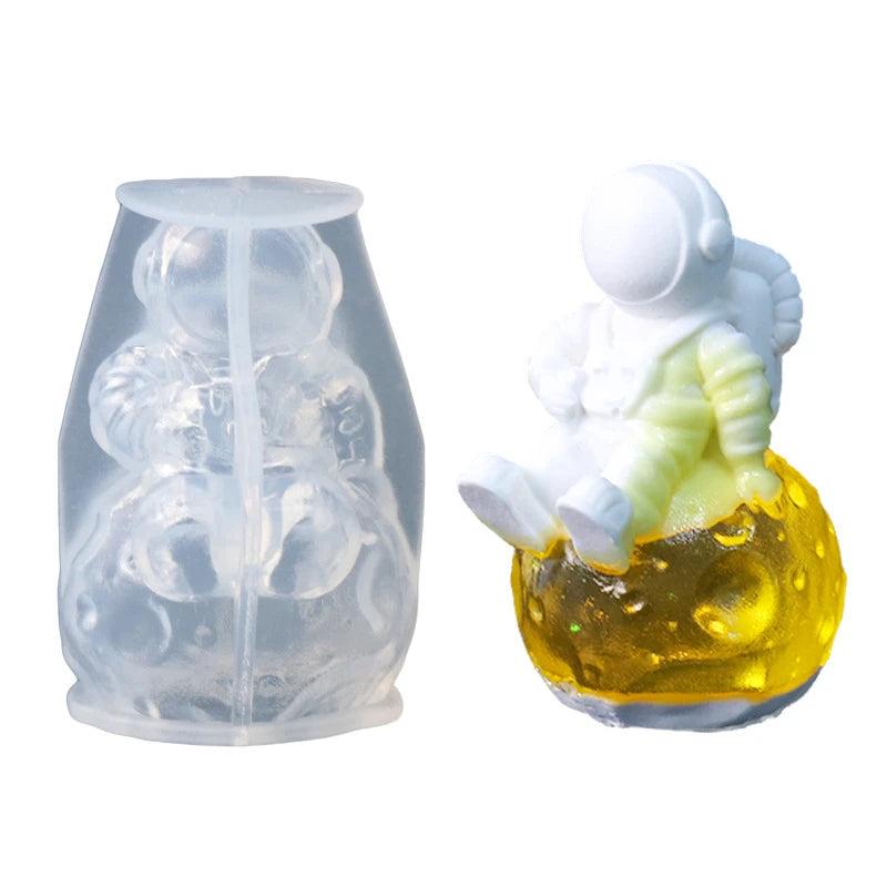 Moon Astronaut Light Silicone Mold DIY Jewelry Tools