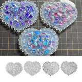 4Pcs Silicone Nail Carving Molds 3D Stencils UV Gel Polish Manicure Mould