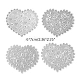 4Pcs Silicone Nail Carving Molds 3D Stencils UV Gel Polish Manicure Mould