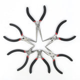 Red Handle Anti-slip Jewelry Pliers Kit for DIY Accessory