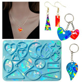 Light & Shadow Earrings Mold Crystal Epoxy Silicone Gift