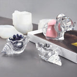 Feather Heart Storage Box Silicone Mould Epoxy Resin Molds