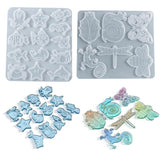 Wind Chime Silicone Mold Snail Lizard Butterfly Pendant DIY Casting