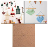 Handcrafted Wood Blocking Board for Knitting Grids