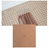 Handcrafted Wood Blocking Board for Knitting Grids
