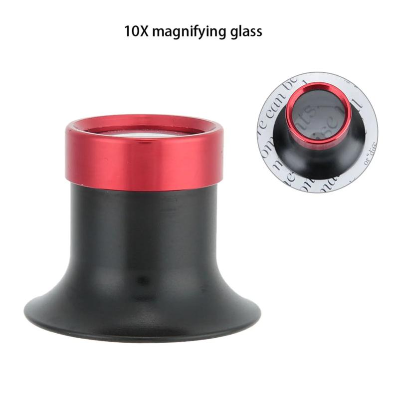 10X Magnifying Glass Eye Loupe Loop Magnifier Jewelry Watch Repair Tool