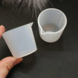 16 Pcs Silicone Mixing Measuring Cups with Stirrer Tool