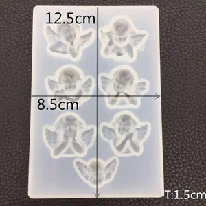 Angel Shape Silicone Mold For Resin DIY Clay UV Epoxy Molds