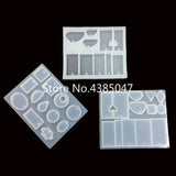 12 Designs Liquid Silicone Mold for Pendant Jewelry DIY Resin Molds