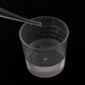 100pc 3ML Transparent Disposable Plastic Eye Dropper Transfer Graduated