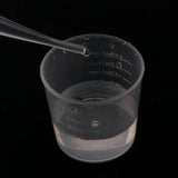 100pc 3ML Transparent Disposable Plastic Eye Dropper Transfer Graduated