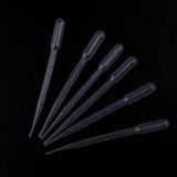 100pc 3ML Transparent Disposable Plastic Eye Dropper Transfer Graduated