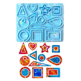 Resin Pendant Mold for Keychain Earrings, 6HE Silicone Ornaments Mold