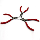 DIY Jewelry Tool Set Round Nose Plier Wire-Cutter Pliers Flat Plier Red Handle