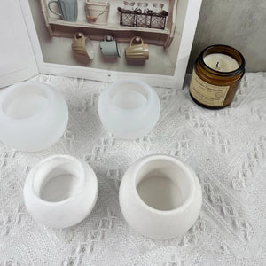 Sphere Silicone Flower Pot Molds Lightweight for Epoxy Resin Concrete Clay