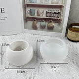 Sphere Silicone Flower Pot Molds Lightweight for Epoxy Resin Concrete Clay