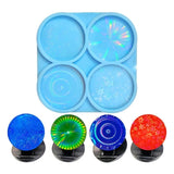 Colorful Holographic Resin Mold Silicone for Phone Grip, Keychain Pendant