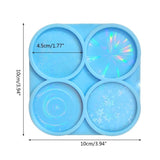 Colorful Holographic Resin Mold Silicone for Phone Grip, Keychain Pendant
