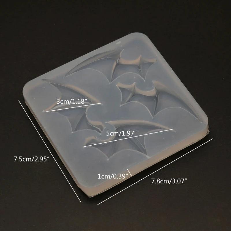 Evil Flying Wing Earrings Hairpin Pendant Resin Mold