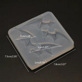 Evil Flying Wing Earrings Hairpin Pendant Resin Mold