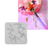 Evil Flying Wing Earrings Hairpin Pendant Resin Mold