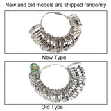 33pcs Ring Sizes Ring Measuring Tool Jewelry Ring Gauge Metal Rings