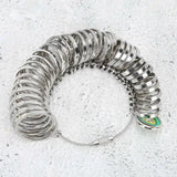 33pcs Ring Sizes Ring Measuring Tool Jewelry Ring Gauge Metal Rings