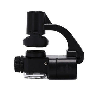 Acrylic Mobile Phone Microscope Lens LED Lights 90X Zoom Micro Camera Magnifier