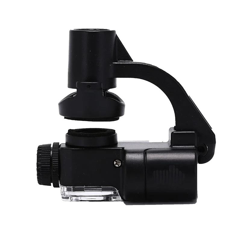 Acrylic Mobile Phone Microscope Lens LED Lights 90X Zoom Micro Camera Magnifier