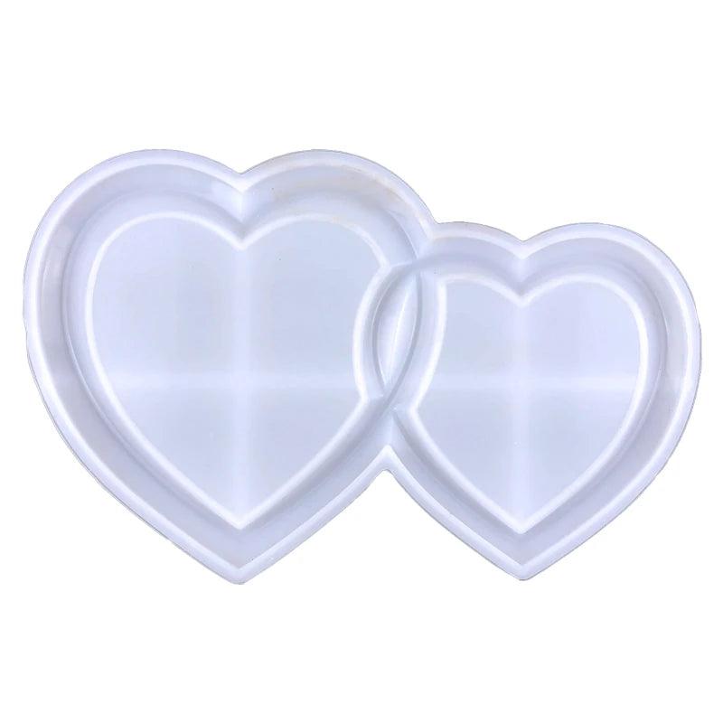 Crystal Epoxy Resin Heart Photo Frame Decoration Mold DIY Craft Tool