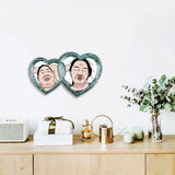 Crystal Epoxy Resin Heart Photo Frame Decoration Mold DIY Craft Tool