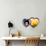 Crystal Epoxy Resin Heart Photo Frame Decoration Mold DIY Craft Tool