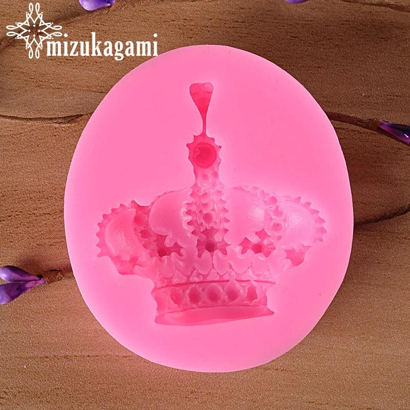 3D Crown Resin Molds for DIY Necklace Pendant Charms Making Jewelry