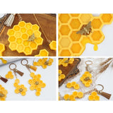 Honeycomb Door Ornaments Resin Casting Silicone Mold for DIY Crafts