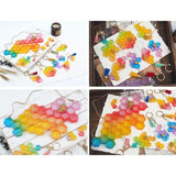 Honeycomb Door Ornaments Resin Casting Silicone Mold for DIY Crafts